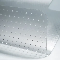 Unbranded Chair Mats<Cleated Carpet Chair Mat with Lip, 45" x 53'', Clear (UNV56807)