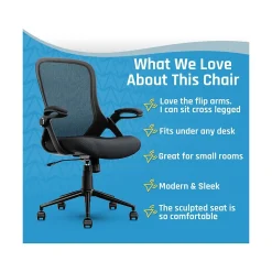 Click365 Ergonomic Chairs<Ergonomic Fabric/Mesh Swivel Task Chair, (CCHR10003A)
