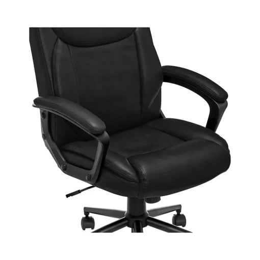 Click365 Ergonomic Chairs<Transform 1.0 Ergonomic Bonded Leather Swivel Desk Chair, (CCHR10001B)