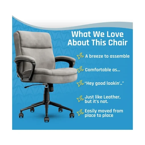 Click365 Ergonomic Chairs<Transform 2.0 Ergonomic Fabric Swivel Desk Chair, (CCHR10007D)