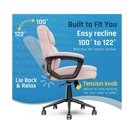 Click365 Ergonomic Chairs<Transform 2.0 Ergonomic Fabric Swivel Desk Chair, (CCHR10007E)