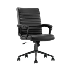 Click365 Ergonomic Chairs<Transform 3.0 Ergonomic Bonded Leather Swivel Desk Chair, (CCHR10008B)