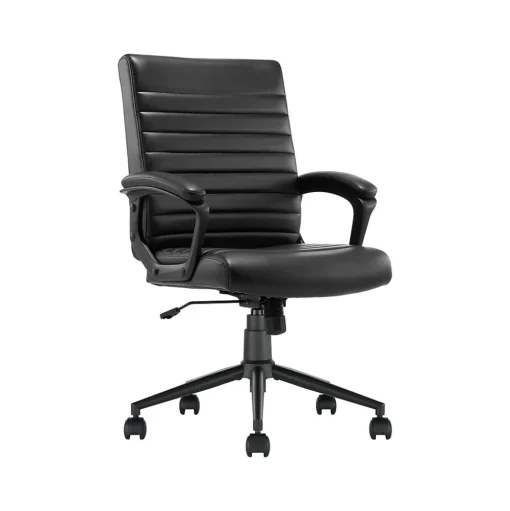 Click365 Ergonomic Chairs<Transform 3.0 Ergonomic Bonded Leather Swivel Desk Chair, (CCHR10008B)