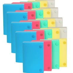 C-Line Index Cards<® 3" x 5" Index Card Case, Assorted Colors, Pack of 24 (CLI58335-24)