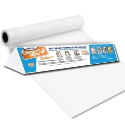 All Things Cling Dry Erase<Cling-rite Removable Dry Erase Sheets Roll, 100' Roll, White (CGS1003CLINGRITE)