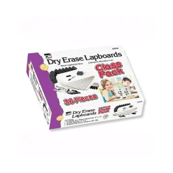 CLN Dry Erase<Class Pack Masonite Dry-Erase Whiteboards, 9" x 12", 12/Set (CHL35036)