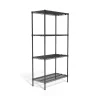Coastwide Professional Shelving<™ 4-Shelf Wire Unit, 36"W, Black (CW25470)
