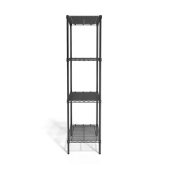 Coastwide Professional Shelving<™ 4-Shelf Wire Unit, 36"W, Black (CW25470)