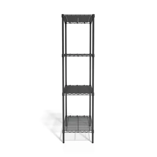 Coastwide Professional Shelving<™ 4-Shelf Wire Unit, 36"W, Black (CW25470)