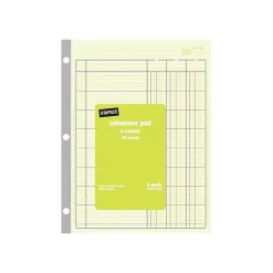 Unbranded Accounting & Record Journals<Columnar Books, 100 Pages, Green, 2/Pack (217836ABF)