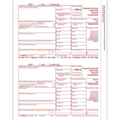 ComplyRight Tax Forms<2024 1099 Tax Form, 2-Part, 2-Up, Copy A, 100/Pack (5325)