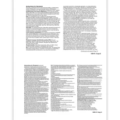 ComplyRight Tax Forms<2024 1099 Tax Form, 2-Part, 2-Up, 50/Pack (514450)