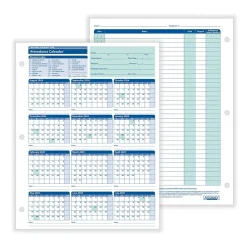 ComplyRight Hr Forms<2024-2025 Academic Attendance Calendar, 50/Pack (A43005015)
