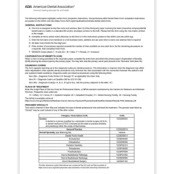 ComplyRight Medical Forms<2024 ADA Dental Claim Forms, 1,000 Forms/Pack (202411)
