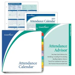 ComplyRight Hr Forms<2025 Attendance Calendar Set, 100 Forms/Pack (A1411W16PK100)