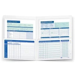 ComplyRight Hr Forms<2025 Attendance Calendar File Folder, 25 Forms/Pack (A3050)