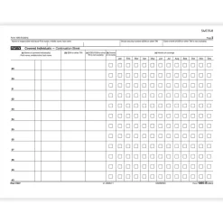 ComplyRight Tax Forms<2024 1095-B Tax Form, 1-Part, White/Black, 25/Pack (1095BIRSC25)