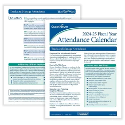 ComplyRight Hr Forms<2024-2025 Fiscal Attendance Calendar, 50/Pack (A42005015)