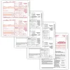 ComplyRight Tax Forms<2024 1099-MISC Tax Form, 4-Part, 2-Up, Copy A, B, C/2, 1096 Transmittal, 100/Pack (6103100)