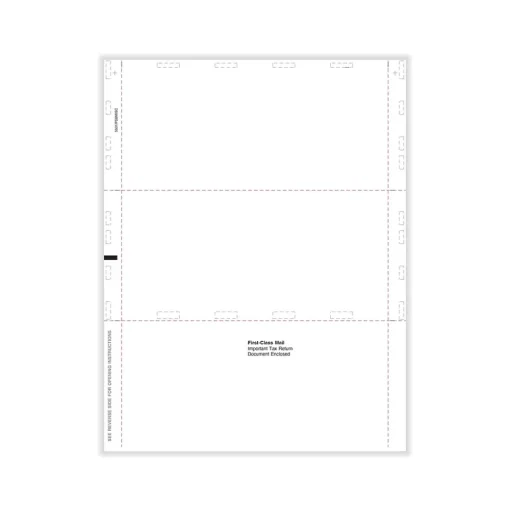 ComplyRight Tax Forms<2024 1099-MISC Tax Form, 1-Part, 4-Up, Copy B, 2, 500/Pack (5501)