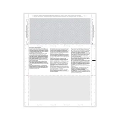 ComplyRight Tax Forms<2024 1099-MISC Tax Form, 1-Part, 4-Up, Copy B, 2, 500/Pack (5501)