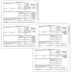 ComplyRight Tax Forms<2024 1099-MISC Tax Form Recipient Copy Only, 3-Part, 2-Up, Copy B, C/2, 25/Pack (611325)