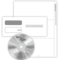ComplyRight Tax Forms<2024 1099-NEC Recipient Copy Only Tax Form, Envelopes and LaserLink Software, 3-Part, 3-Up, White, 50/Pack