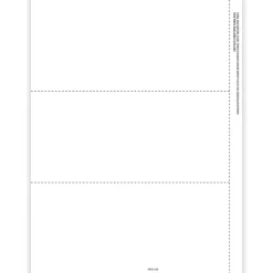 ComplyRight Tax Forms<2024 1099-NEC Tax Form, 1-Part, 3-Up, Copy B, 100/Pack (NEC5159)