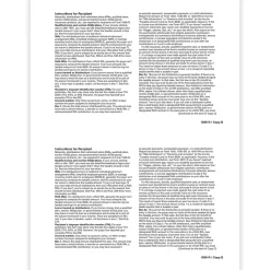 ComplyRight Tax Forms<2024 1099-R Tax Form, 1-Part, 2-Up, Recipient Copy B, 50/Pack (514150)