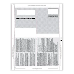ComplyRight Tax Forms<2024 1099-R Tax Form, 1-Part, 4-Up, Copy B, C, 2, 2, 500/Pack (PS284)
