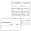 ComplyRight Tax Forms<2024 W-2 Tax Form Envelopes/Recipient Copy Only, 1-Part, 4-Up, Copy B, C, 2 and 2 combined, 25/Pack (5205E25)