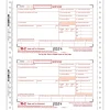 ComplyRight Tax Forms<2024 W-2 Tax Form, 6-Part, 2-Up, Employer Copy A, 1/D, B, C, 2, 1/D, 25/Pack (9811625)