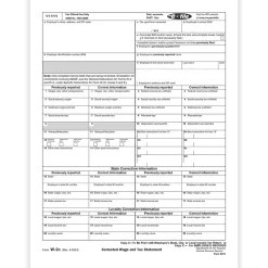 ComplyRight Tax Forms<2024 W-2C Tax Form, 1-Part, Copy 2/C, 50/Pack (531650)