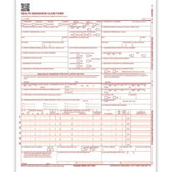 TFP Medical Forms<ComplyRight CMS-1500 Health Insurance Claim Forms (02/12), 8-1/2" x 11", Pack of 500 (CMS12LC500)