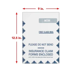 ComplyRight Medical Forms<CMS-1500 Jumbo Health Care Billing Envelope, 500/Pack (1500LR500)