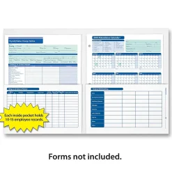 ComplyRight Hr Forms<™ Confidential Employee Payroll Records Folder, Pack of 25 (A2317)