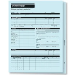 ComplyRight Medical Forms<Confidential Employee Medical Records Folder, Pack of 25 (A2211)