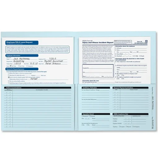 ComplyRight Medical Forms<Confidential Employee Medical Records Folder, Pack of 25 (A2211)