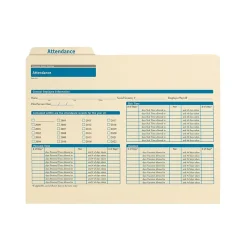 ComplyRight Hr Forms<Employee Attendance Records Organizer, Pack of 25 (A0308)