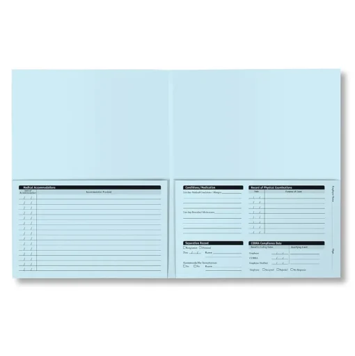 ComplyRight Medical Forms<™ Expanded Confidential Employee Medical Records Folder, Pack of 25 (A3325)