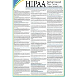 ComplyRight Medical Forms<™ HIPAA Notice of Privacy Practices Poster (A2123)