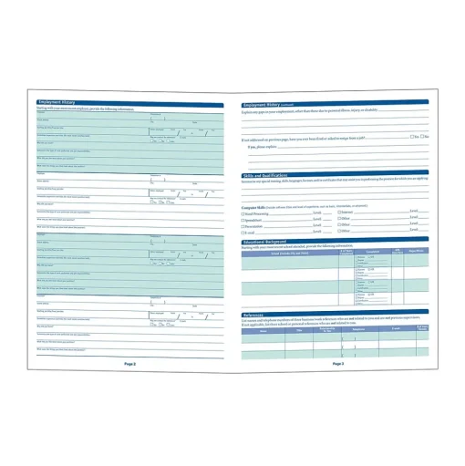 ComplyRight Hr Forms<™ Illinois Job Application, Pack of 50 (A2179IL)