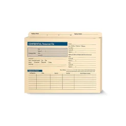 ComplyRight Hr Forms<1-Part Personnel Folder, 25/Pack (A222)