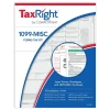 ComplyRight Tax Forms<TaxRight 2024 1099-MISC Tax Form Tax Form Set with Envelopes, 4-Part, 10/Pack (SC6103E10)