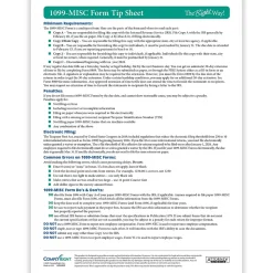ComplyRight Tax Forms<TaxRight 2024 1099-MISC Tax Form Tax Form Set with Envelopes, 4-Part, 10/Pack (SC6103E10)