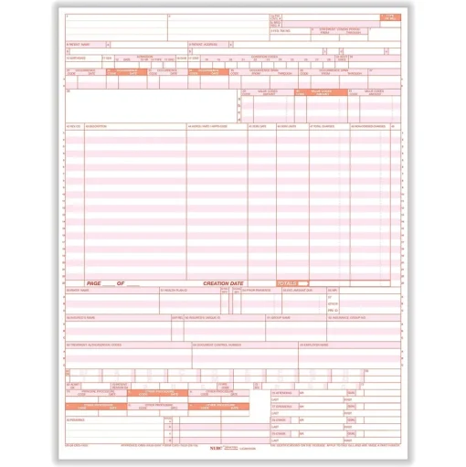 ComplyRight Medical Forms<UB-04 Hospital Claim Form, 500 Forms/Pack (UB04LC5)