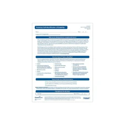 ComplyRight Hr Forms<Voluntary Self-Identification of Disability Form, 25/Pack (A0109PK25)