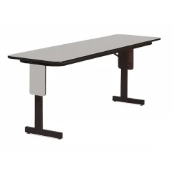 Correll Folding Tables<60" Metal & Laminate Panel Leg Folding Table, Gray Granite (SP2460PX-15)