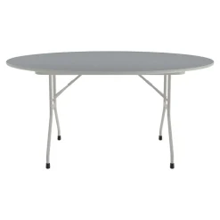 Correll Folding Tables<Folding Table, 62" Dia., Gray (CF60TF-15)