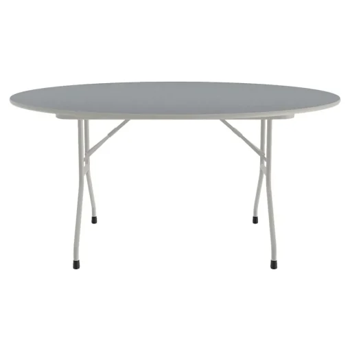 Correll Folding Tables<Folding Table, 62" Dia., Gray (CF60TF-15)